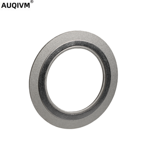 Joint d'étanchéité pour bride de pipeline haute pression AUQIVM, enroulement métallique, surface polie, 60 mm ID, 80 mm OD, rondelles compatibles M4 - Product Image 1