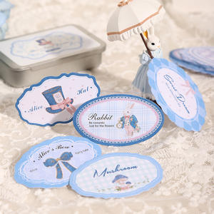 20 autocollants par boîte, série Alice Sweet Dreams, matériaux décoratifs sur le thème des <span class=keywords><strong>contes</strong></span> <span class=keywords><strong>de</strong></span> fées pour carnets d'écriture manuscrite - Product Image 2