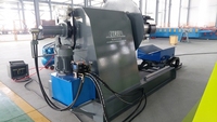 Découpeuse-droiteuse de bobines d'acier et d'aluminium contrôlée par PLC de 5 tonnes
