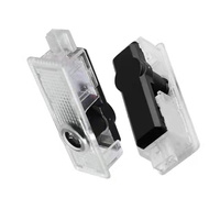 Offres Spéciales Auto LED porte voyant d'avertissement 12V pour BMW Logo projecteur lampe pour bmw E90 E83 E60 voitures 5W courtoisie ombre bienvenue lampe