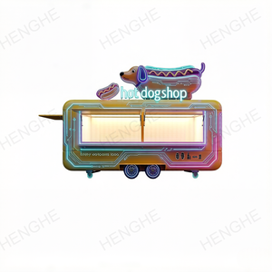 Carrito de Comida Móvil Estético <span class=keywords><strong>con</strong></span> Toldo UV, Diseño Modular y Compatible <span class=keywords><strong>con</strong></span> Marcas, para Heladerías y Pastelerías, Resistente a la Intemperie - Product Image 6