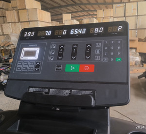 Heavy Duty Commercial Treadmill Button Panel Pseudo Shock Absorb 200KG Capacity Gym <b>Running</b> <b>Machine</b> - Product Image 3