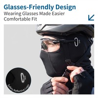 Cagoule d'été en soie glacée avec trou pour lunettes, maille respirante, protection UV, couvre-visage et cou intégral, doublure de casque pour moto, cyclisme et sports
