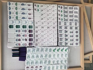 Custom Modern American Mahjong Tile Set High Quality Luxury Acrylic Travel Mahjong Game <b>Entertainment</b> Table Game - Product Image 4
