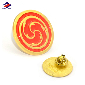 Trung Quốc Nhà Máy Làm Cho Của Riêng Bạn Kim Loại Huy Hiệu Mềm Men Kẽm Hợp Kim Kim Công Ty Huy Hiệu Huy Hiệu Nút Máy Làm Vòng Hình Dạng - Product Image 2