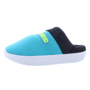 รองเท้าแตะผู้หญิง Nike Burrow Na สีเขียวอมฟ้า สีดำ พื้นรองเท้า EVA แบบนุ่ม สำหรับใช้ในบ้าน สไตล์ห้องนอน สีพื้น หนาปานกลาง - Product Image 1