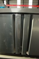 Congélateur à quatre portes de 1200 litres avec dégivrage automatique pour le stockage des aliments