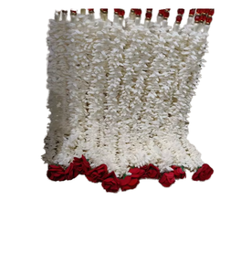 AMULYAM OVERSEAS Accessoire de cheveux pour femme, élégant, en forme de Gajra de jasmin, fait main, écologique, léger, durable, en plastique, fleur artificielle - Product Image 1