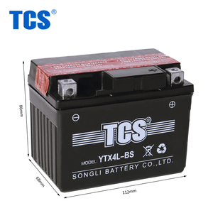 <span class=keywords><strong>Batterie</strong></span> au plomb sans entretien TCS YT4L-BS à charge sèche 12V 4Ah YTX4L-BS pour <span class=keywords><strong>moto</strong></span> - Product Image 2