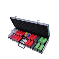YH pas cher 300/500 pièces ensemble en céramique Casino Texas Hold'em EPT jetons de Poker avec boîte en aluminium à vendre
