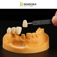 Bloc de zircone Rondcera Pro-ML 5D, teinte Premium Bleach, pré-sinterisé pour CAD/CAM, pour restauration complète de la voûte dentaire, destiné aux laboratoires dentaires