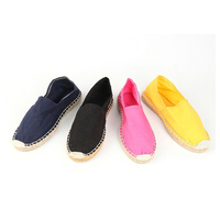 Nicecin unisexe coloré personnalisé sans lacet toile Jute chaussure pour hommes pour classique nouvelle vente toile Espadrille zapato mujer