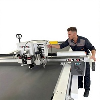 Machine de découpe numérique à plat CNC 1625 à couteau oscillant pour carton ondulé PP, vinyle et acrylique, entièrement automatique