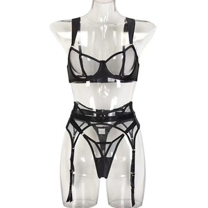<b>Sexy</b> See-Through Mesh Push-up <b>Bras</b> Panty <b>Sets</b> New Women's Lingerie Feminina for Women - Product Image 5