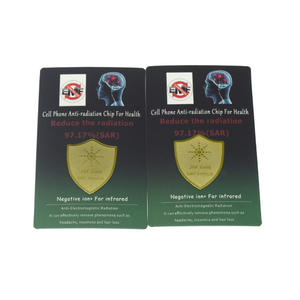 Pegatina Antirradiación de Fuerza Electromotriz 5G, Protección Inalámbrica para Teléfono Móvil, Fuerza Electromotriz Dorada - Product Image 4