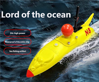 24V GPS 500m IP67 étanche à l'eau haute puissance tirer filet décrochage 3 vitesses réglable télécommande pêche à la traîne carpe appât bateau