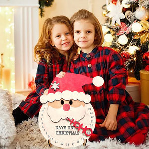 2024 buon <span class=keywords><strong>natale</strong></span> decorazione ciondolo in legno Babbo <span class=keywords><strong>Natale</strong></span> ornamento conto alla rovescia per le vigilie <span class=keywords><strong>di</strong></span> <span class=keywords><strong>natale</strong></span> - Product Image 5