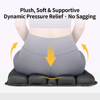 Coussin de siège gonflable à cellules d'air pour chaise de bureau, soulagement orthopédique de la pression, coussin anti-douleur coccyx pour les personnes qui restent longtemps assises