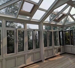 <span class=keywords><strong>Pavillon</strong></span> de jardin préfabriqué d'hiver, serre, igloo, gazebo, toit polygonal, dôme en verre, véranda - Product Image 6