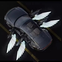 Projecteur de logo lumineux sans fil pour portière de voiture CarLED HD Angel Wings, lumière de courtoisie, accessoires de voiture