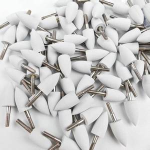 Tête de polissage en silicone, tige filetée de 1,6 mm, outil de polissage dentaire pour le nettoyage des dents, fonctionnement manuel, certifié CE - Product Image 3