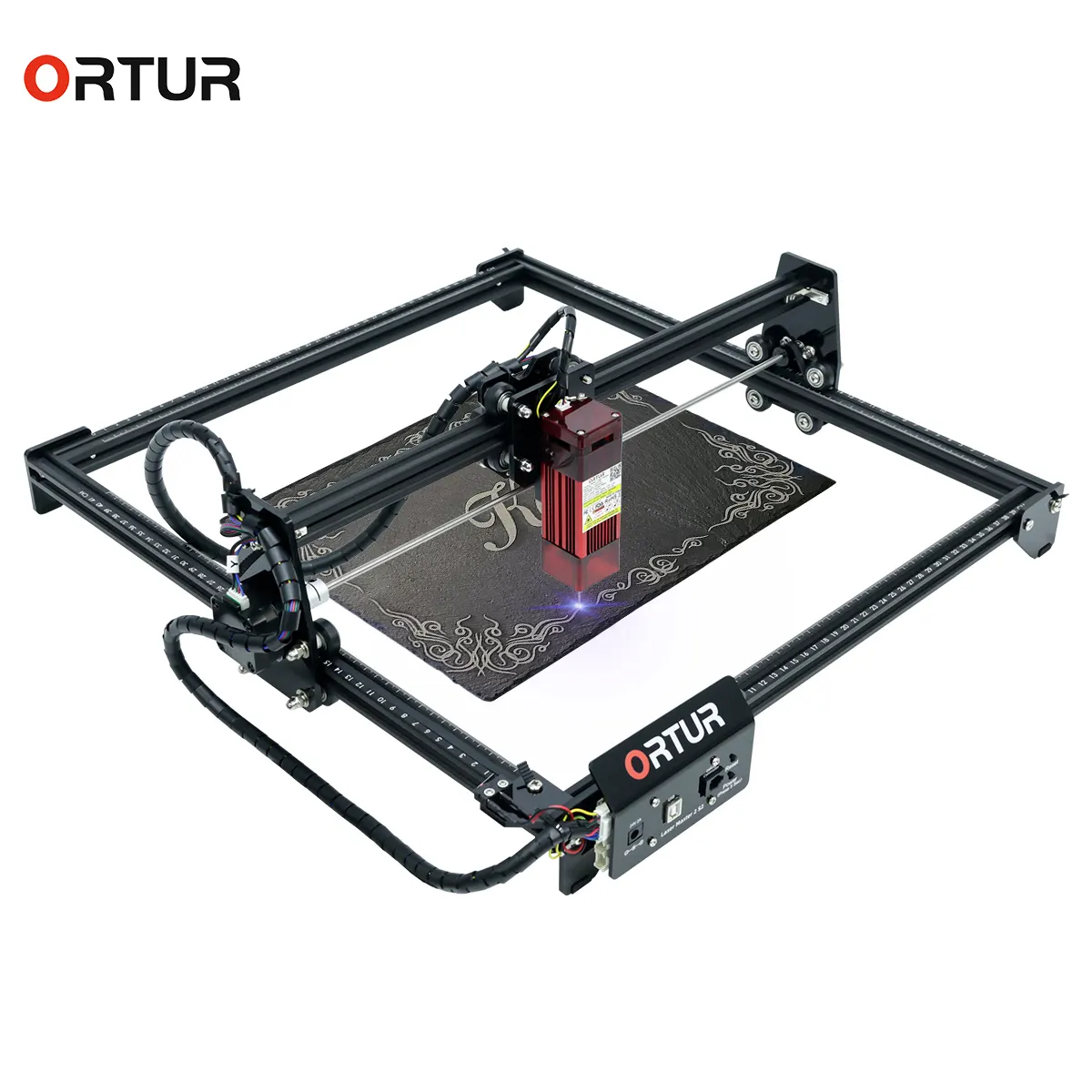 Ortur Laser Master 2 20W Laser Engraver CNC Quick Assembly 39x41cm Carving Area Fixed-Focus Laser Engraving and Cutting Machine