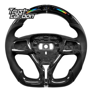 Volante de Fibra de Carbono Personalizado con Pantalla LED Inteligente para <span class=keywords><strong>Maserati</strong></span> Quattroporte 2013-2022, <span class=keywords><strong>Levante</strong></span>, Ghibli, GranTurismo - Product Image 1