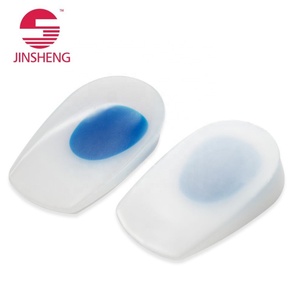 Best Selling Gel Silicone <b>Heel</b> Cups Pads <b>Heel</b> Lifts for Foot Pain Relief <b>Support</b> Comfort Cushion Gel Insoles for Shoes - Product Image 1