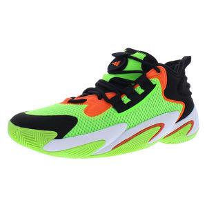 Chaussures de basket-ball unisexes Adidas BYW Select, couleur vert solaire/orange impact/noir |   100% authentique - Product Image 1