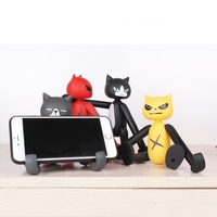 Cadeau de bureau créatif mignon dessin animé singe support de téléphone support de tablette