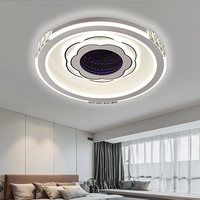 Moderne 3D Hexagone Nordique Mode LED Plafonniers Romantique Feux D'artifice Forme pour Salon Chambre Étude Blanc Nouvelle Surface