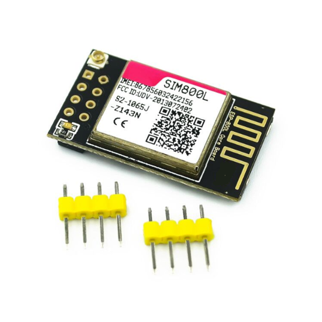 MicroSIM Card Core Board Quad-Frequency TTL Serial Port SIM800L GPRS GSM Module ESP8266 ESP32 GPS
