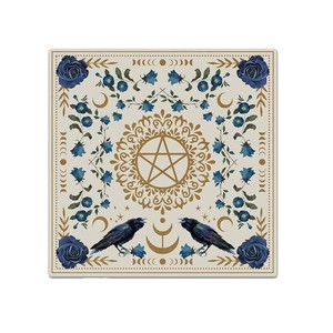 Mantel <span class=keywords><strong>de</strong></span> Terciopelo para Tarot con Diseño <span class=keywords><strong>de</strong></span> Mandala y Árbol <span class=keywords><strong>de</strong></span> la Vida, Impermeable, para Adivinación, Cubierta <span class=keywords><strong>de</strong></span> Mesa para Altar, Fabricación OEM/ODM - Product Image 5