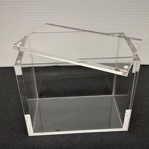 Custom UV-Resistant Strong Magnet <strong>Crystal</strong> Acrylic ETB Booster 5mm Thick Pokemon Box Collection <strong>Display</strong> <strong>Case</strong> with Magnetic Lid - Product Image 5