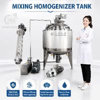 Machine de fabrication d'huiles et graisses lubrifiantes de 50, 100, 200 litres, mélangeur homogénéisateur à cisaillement élevé, équipement industriel chimique