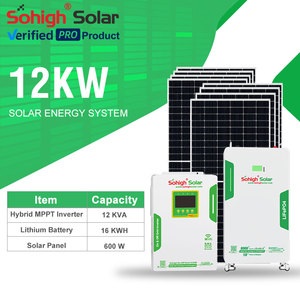 Système d'énergie solaire hors réseau 5kW 10kW 12kW avec panneaux, batterie et kit complet, énergie hybride pour la maison, système solaire hybride 1-78KVA - Product Image 3