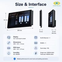 Panel de Control Inteligente WiFi Zigbee Gateway de 10 Pulgadas, Diseño de Montaje en Pared, para Hotel y Hogar, con Alexa Integrada, 2026