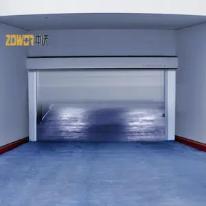 CE Zowor Automatic Motorized Galvanized Steel Fireproof Fire Rated Resistance Roller Shutter Door
