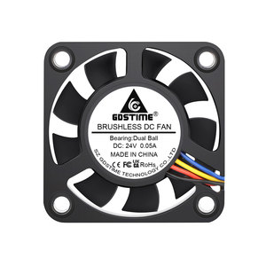 Ventilador de Refrigeración para CPU Gdstime GDA4010 DC Sin Escobillas de 24V y 4 Pines con Función FG PWM, 8500 rpm, Alta Velocidad, Doble Balero, Plástico, para Impresora 3D y Computadora - Product Image 2