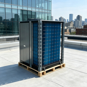 Bomba de Calor de Aire y Agua Comercial Económica, Calentador de Agua Eléctrico de Alta Eficiencia Energética, Compresor de Acero Inoxidable, 43kw de Calefacción - Product Image 1