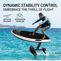 Planche de surf motorisée de luxe en fibre de carbone 8KW 45KM silencieuse avec hélice hydrofoil et navigation GPS pour sports nautiques (vente en gros)
