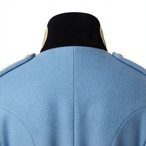Manteau long vintage en laine pour homme, brodé, à boutons, costume historique pour la scène - Product Image 5