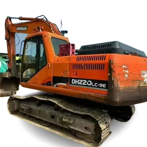 Pelle sur chenilles diesel DOOSAN DH220LC-9E d'occasion de 20 tonnes à prix réduit en excellent état de fonctionnement avec moteur central et PLC à vendre - Product Image 1