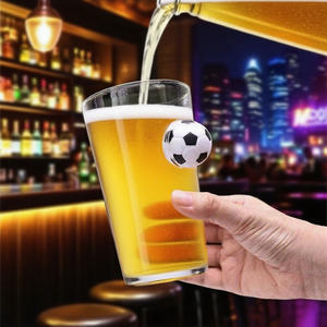 Bicchiere da Birra in Vetro Trasparente <span class=keywords><strong>di</strong></span> Alta Qualità, Coppa del Mondo <span class=keywords><strong>di</strong></span> <span class=keywords><strong>Calcio</strong></span> 2022-2026 USA-Canada-Messico, Souvenir Regalo - Product Image 3