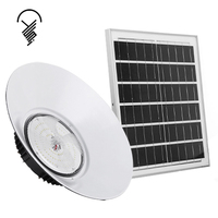 Nouvelle lampe solaire à LED haute puissance 300W, étanche IP65, en aluminium moulé sous pression, avec télécommande