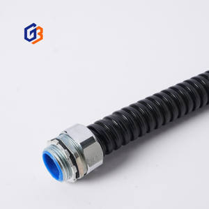 3/8 इंच 13 मिमी लचीली धातु नाली कनेक्टर dpj प्रकार क्रोम प्लेटिंग फायर प्रतिरोधी-40 ~ + 150 गुबेन - Product Image 2