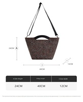 Sac fourre-tout portable Valley Vine Jacquard Flyknit à trois sangles, sac à bandoulière tendance avec sangle détachable, léger et infroissable