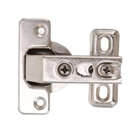 Charnières industrielles pliantes à 180 degrés en alliage de zinc à bras court, à fermeture amortie pour table pliante et armoire