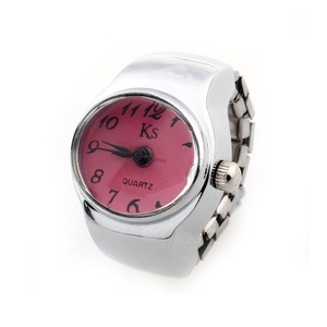 Reloj de Anillo al por Mayor, Chapado en Oro, Acero Inoxidable, Esfera Redonda, Cuarzo, <span class=keywords><strong>El</strong></span>ástico, MOQ 50 Piezas, Personalizable - Product Image 5