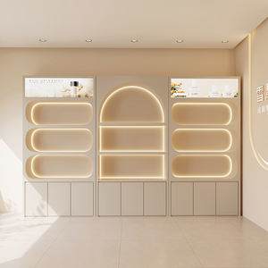 Vitrina de lujo moderna, mueble con luces LED, mueble de tienda, mueble de exhibición con luces LED - Product Image 3